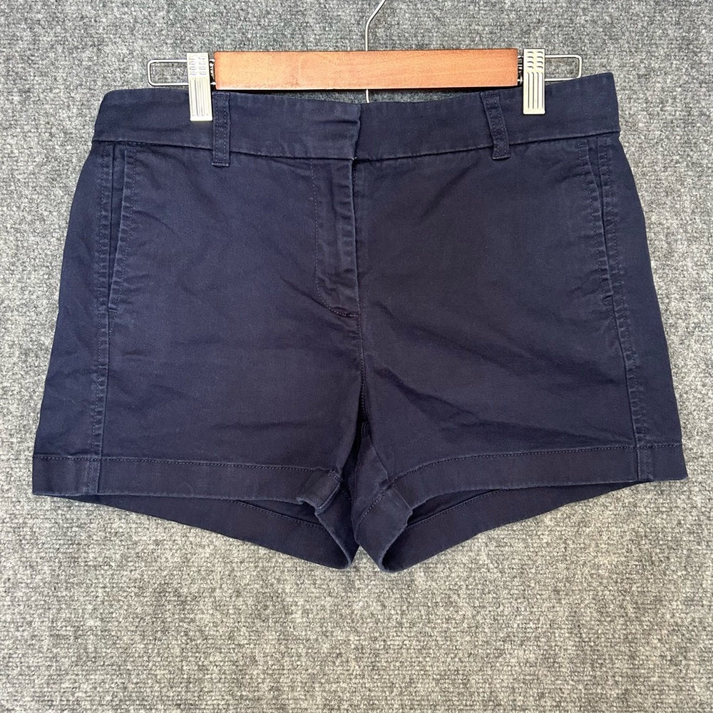 J. Crew Dark Blue Chino Women's Shorts Size 6